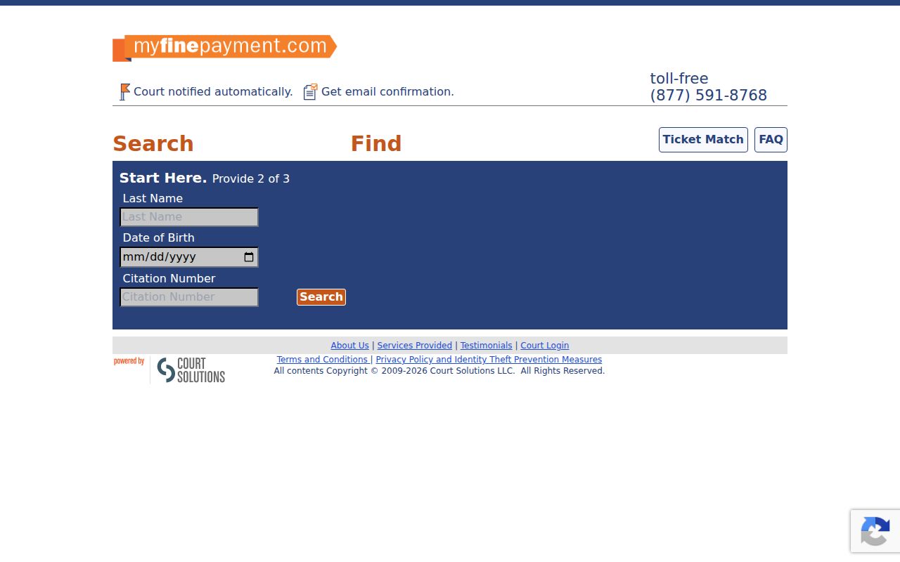 Ouachita County criminal court fine payment portal