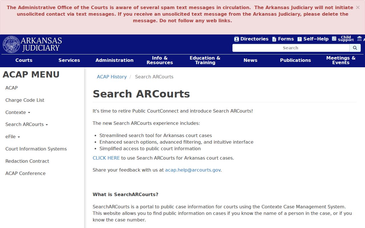 Ouachita County criminal records Arkansas Judiciary search information