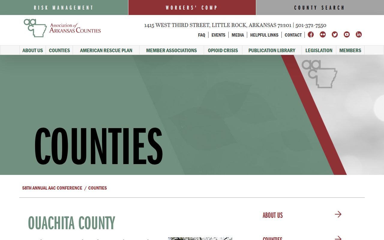 Ouachita County criminal history Association of Arkansas Counties profile